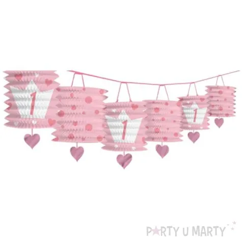 girlanda pierwsze urodziny lampiony 3 65 m