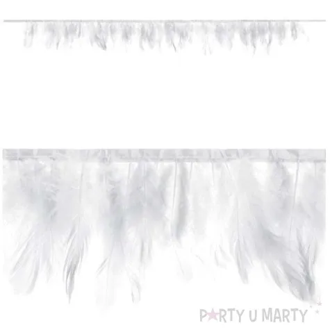 girlanda piora biala partydeco 100 cm