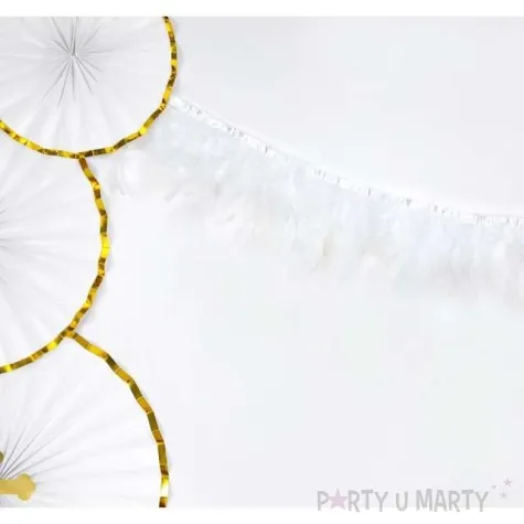 girlanda piora biala partydeco 100 cm