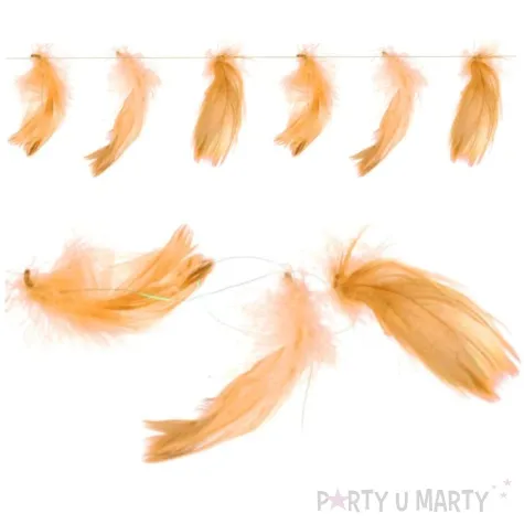 girlanda piorka na szpuli zlota arpex 500 cm