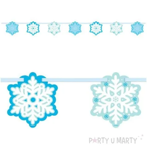 girlanda platki sniegu unique 213 cm
