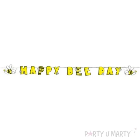 girlanda pszczolka happy bee day partydeco 16 1 x 153 cm