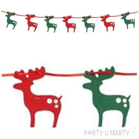 girlanda reniferki 265 cm godan