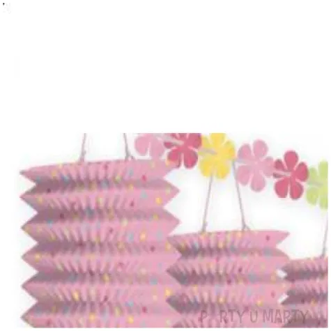 girlanda rozowe lampiony 3 65 m