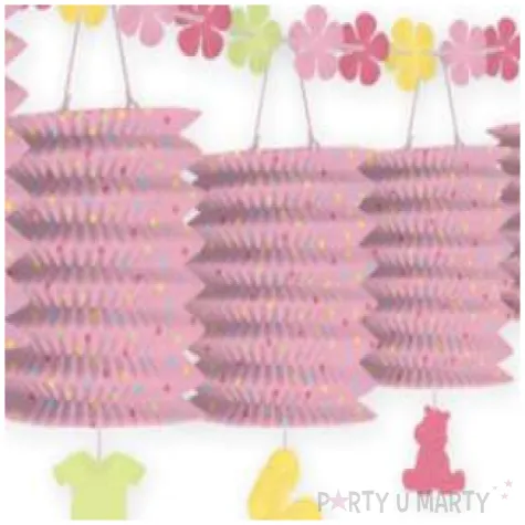 girlanda rozowe lampiony 3 65 m