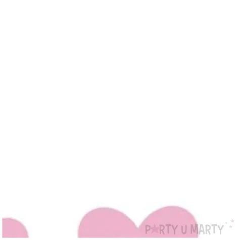 girlanda serce baby shower rozowe unique 2 74 m