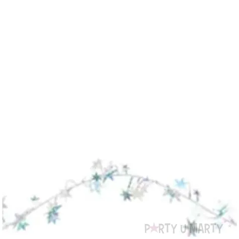 girlanda srebrne gwiazdki 3 35 m