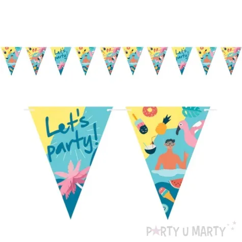 girlanda summer lets party beach godan 270 cm