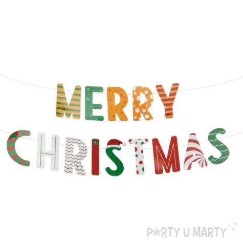 girlanda swiateczna merry christmas mix partypal 200 cm