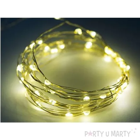 girlanda swietlna 40 led biale cieple 40 szt