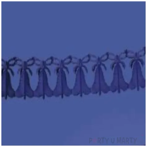 girlanda tuba 360 cm granatowa