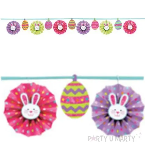 girlanda zajaczek happy easter amscan 365 cm