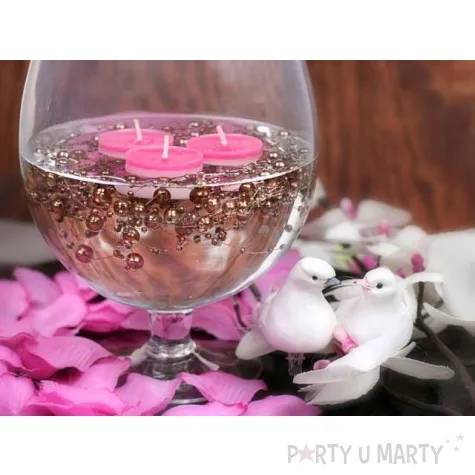 girlandy perlowe brazowe 1 3 m x 5 szt