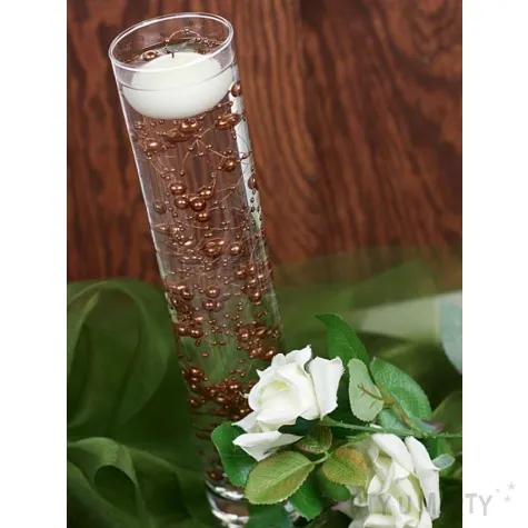 girlandy perlowe cappuccino 1 3 m 5 szt