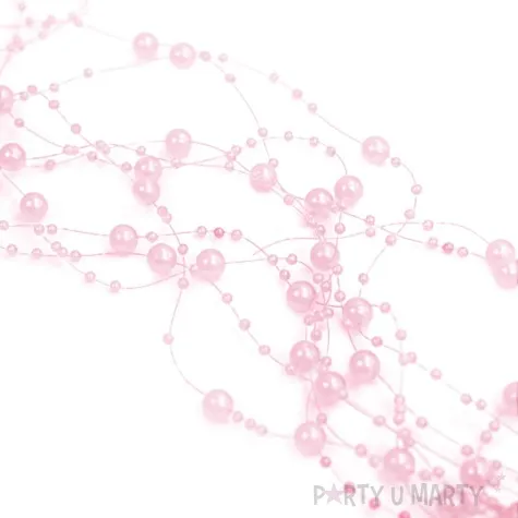 girlandy perlowe j rozowy 1 3m 1op