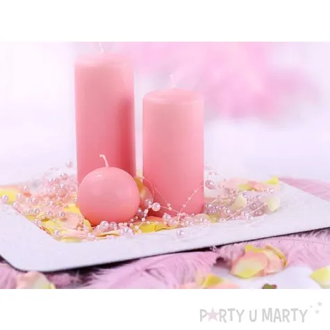 girlandy perlowe j rozowy 1 3m 1op