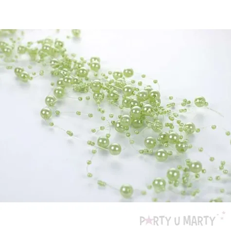 girlandy perlowe j zielen 1 3m 1op