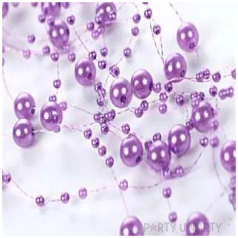 girlandy perlowe liliowy 1 3m 1op