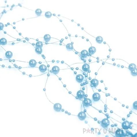 girlandy perlowe turkus 1 3m 1op