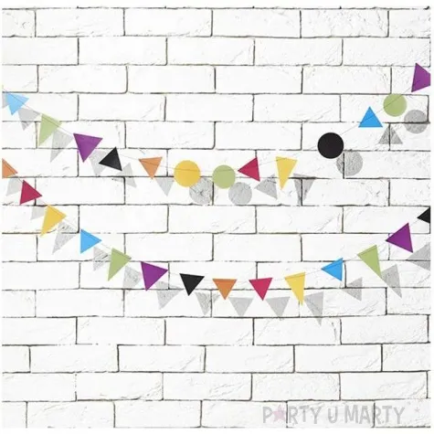 girlandy potworki mix partydeco 2 szt