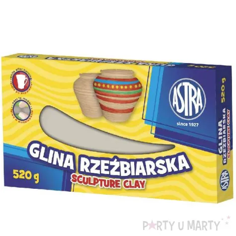 glina dla dzieci rzezbiarska bezowa astra 520 g