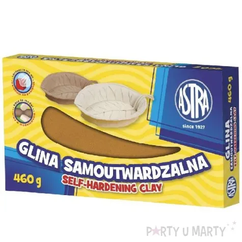 glina dla dzieci samoutwardzalna bezowa astra 460 g