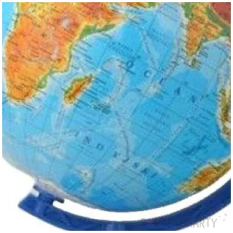 globus szkolny fizyczny zachem 23 x 16 cm