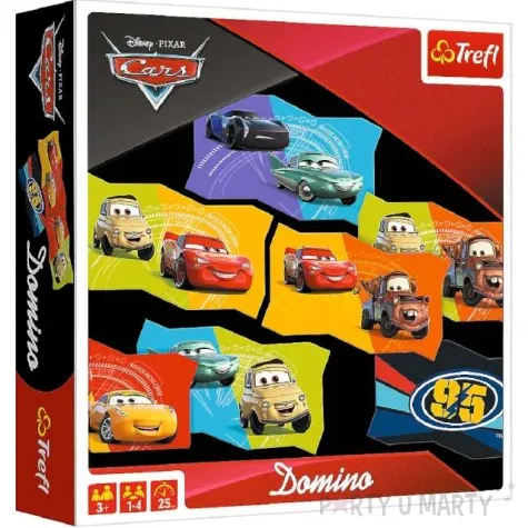 gra logiczna domino auta trefl