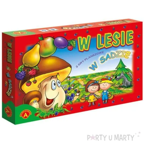 gra planszowa 2w1 w lesie i w sadzie alexander od 4 lat