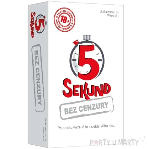 gra planszowa 5 sekund bez cenzury trefl 18