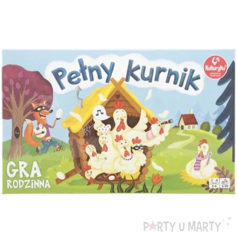 gra planszowa pelny kurnik kukuryku od 6 lat