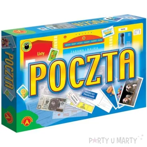 gra planszowa poczta alexander od 6 lat