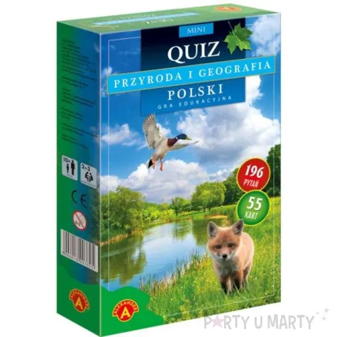 gra planszowa quiz przyrodniczy alexander