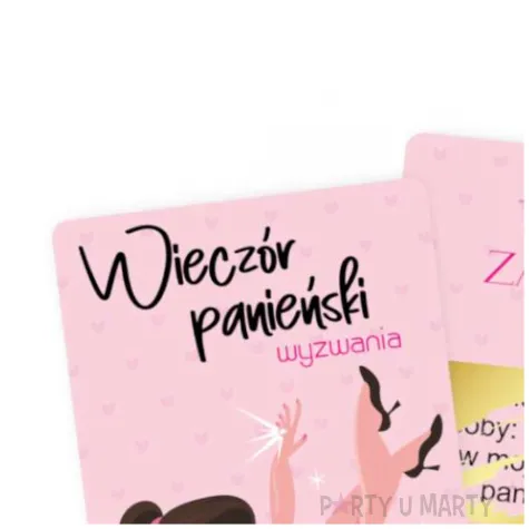 gra towarzyska smieszna zabawa na wieczor panienski zdrapki zadania wyzwania hard 21 szt