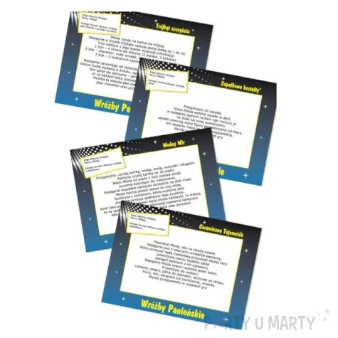 gra towarzyska wrozby panienskie razem