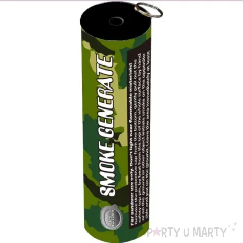 granat dymny smoke generate xl czarny z zawleczka triplex 25 cm