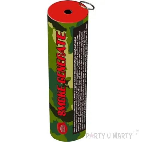 granat dymny smoke generate xl czerwony z zawleczka triplex 25 cm