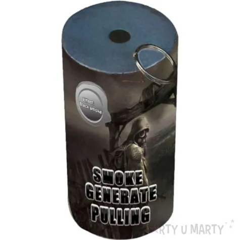 granat dymny smoke generator czarny z zawleczka triplex 130x40 mm