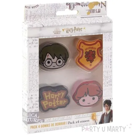 gumka do zmazywania harry potter cerda 4 szt
