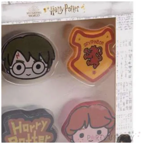gumka do zmazywania harry potter cerda 4 szt