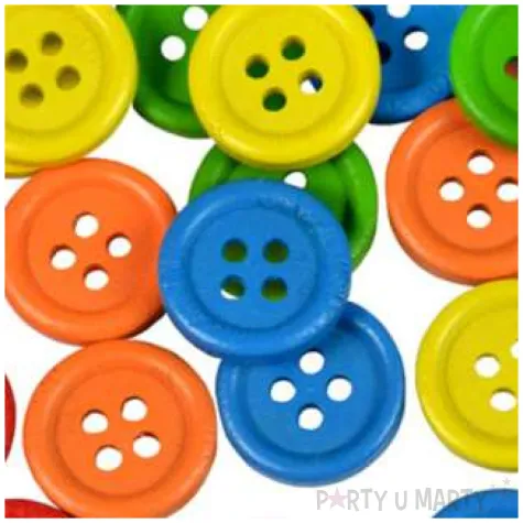 guziki dekoracyjne gladkie mix kolor arpex