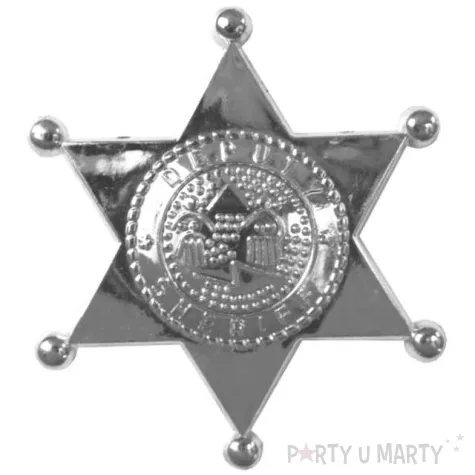 gwiazda szeryfa deputy sheriff srebrna