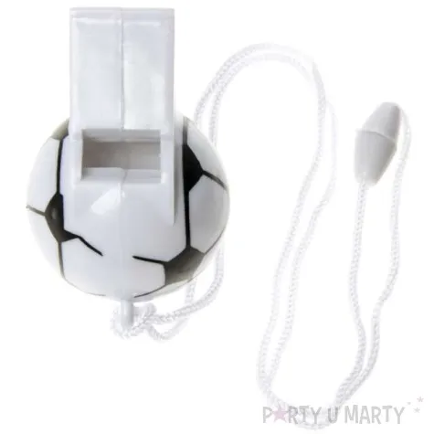 gwizdek pilka nozna bialy kemis