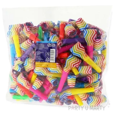 gwizdek zwijany chevron mix 144 szt