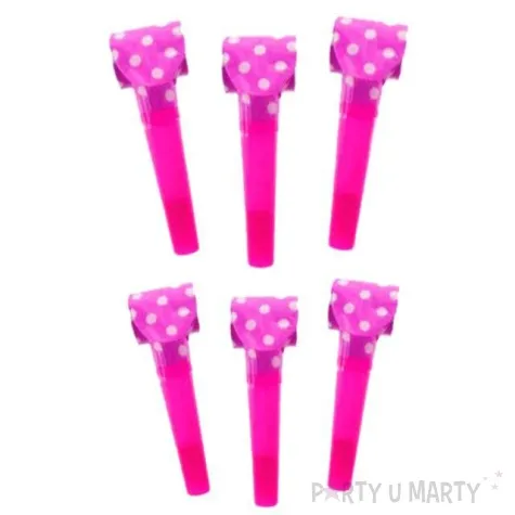 gwizdek zwijany groszki rozowe 6 szt