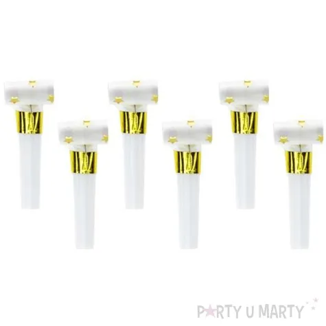 gwizdek zwijany gwiazdki partydeco 6 szt