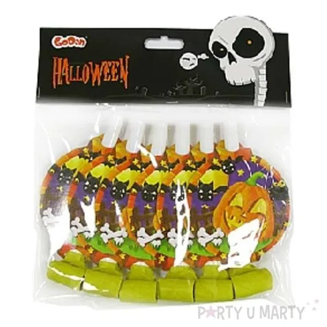 gwizdek zwijany halloween 6 szt