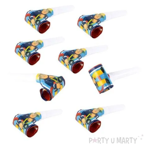 gwizdek zwijany strazak sam 8 szt