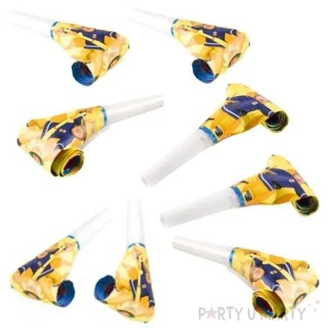 gwizdek zwijany strazak sam amscan 8 szt