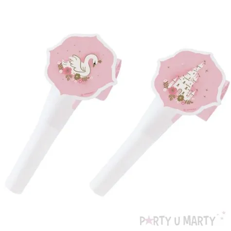 gwizdek zwijany urodziny ksiezniczki amscan 8 szt